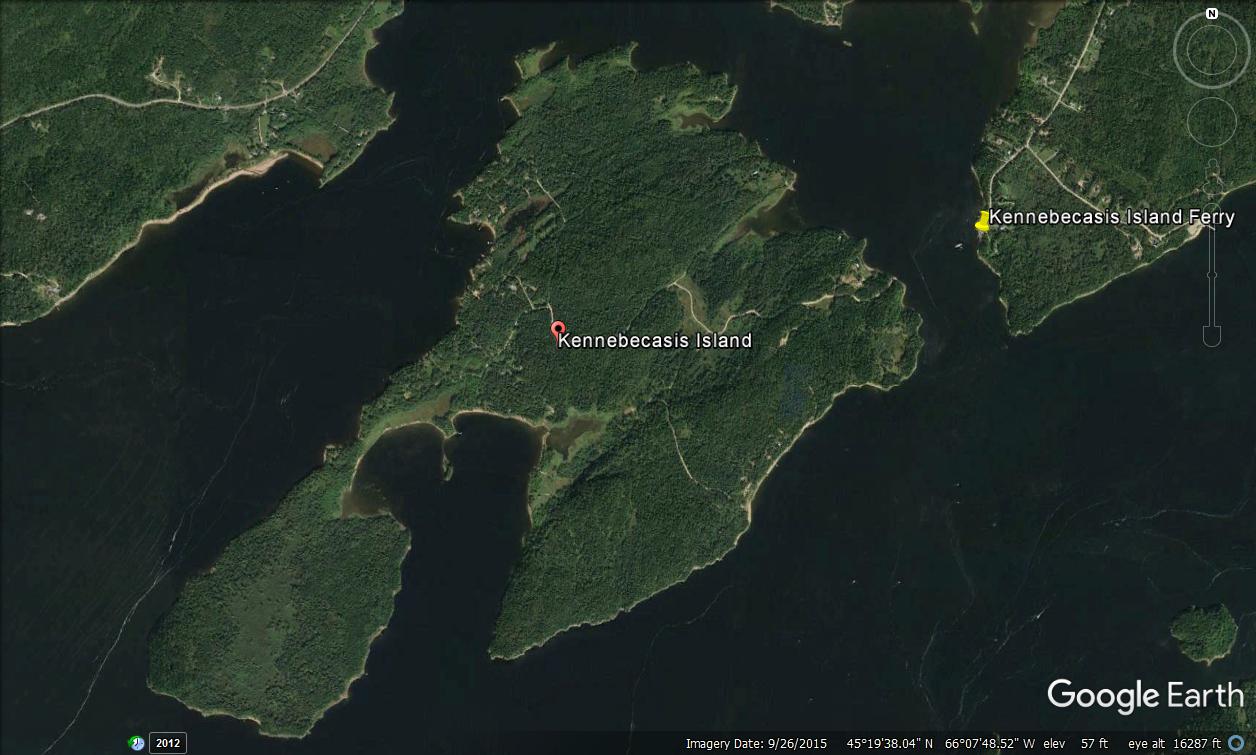 Kennebecasisi Island Arial